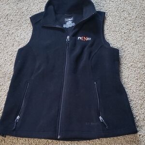 L.L. Bean Black Fleece Vest